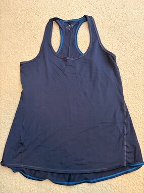 Women’s Athleta Navy Blue Racerback Tank
